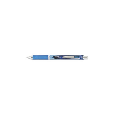 PEN, RETRACTABLE, LIQUID GEL, EnerGel RTX, .7mm, FINE, Black / Gray Barrel, Blue Ink