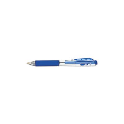 PEN, RETRACTABLE, GEL, WOW! .7mm, Translucent Barrel, Blue Ink, Dozen