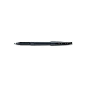 PEN, STICK, ROLLER BALL, Rolling Writer, .8mm, Black Barrel / Ink, Dozen