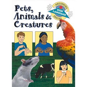 CARDS, BASIC SIGNING VOCABULARY, PETS ANIMALS AND CREATURES