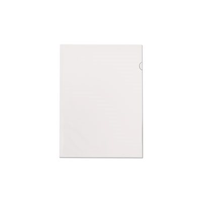 FILE JACKETS, EXPANDIBLE, Poly, Transparent, Letter, Clear, 50 / Box