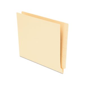 File Folders, SMART SHIELD, END TAB, Straight Tab, Letter, Manila, 75 / Box