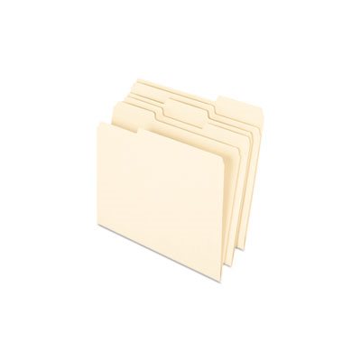 FILE FOLDER, Earthwise by Pendaflex, Recycled Paper, 1 / 3 Cut, LETTER, Manila, 100 / BOX