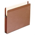 FILE POCKETS, Premium, Reinforced, Expanding, Straight Cut, 1 Pocket, Letter, Brown