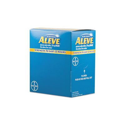 Pain Reliever, Tablets, ALEVE, 50 Packs / Box