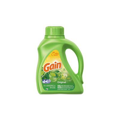 DETERGENT, Liquid Laundry, GAIN, Original, 50oz Bottle, 6 / Carton