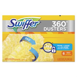 REFILL, SWIFFER 360 DUSTER, DUST LOCK, YELLOW, 6 / BOX, 4 BOX / CARTON