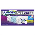 REFILL, WetJet System Pads, 11.3" x 5.4", Extra Power, White, 14 / Box