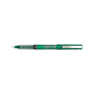 PEN, ROLLER BALL, STICK, Precise V5, Precision Point, Green Ink, .5mm, Dozen