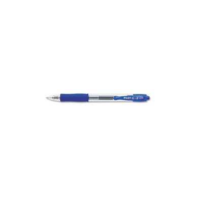 PEN, RETRACTABLE, G2 Premium, Gel, Refillable, Blue Ink, .5mm, Dozen