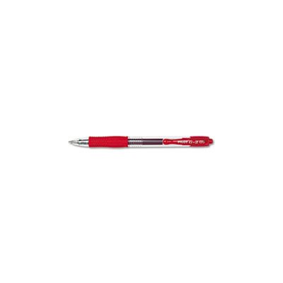 PEN, RETRACTABLE, G2 Premium, Gel, Refillable, Red Ink, .5mm, Dozen