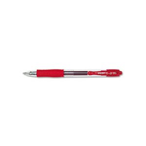 PEN, RETRACTABLE, G2 Premium, Gel, Refillable, Red Ink, .5mm, Dozen