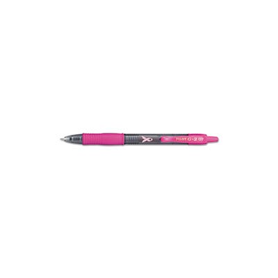 PEN, RETRACTABLE, G2 Premium, Pink Ribbon, Gel, Black Ink, .7mm, Dozen