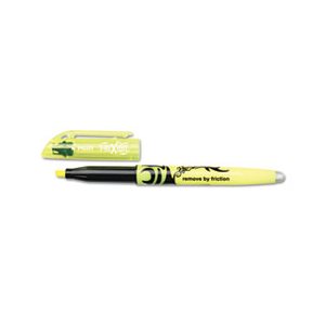 Frixion Lite Erasable Highlighter, Yellow Ink, Chisel, Dozen