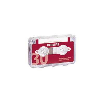 Audio & Dictation Mini Cassette, 30 Minutes (15 x 2), 10 / Pack