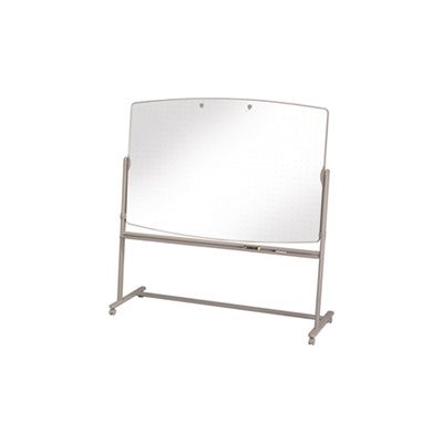 EASEL, MOBILE, Total Erase, Reversible, 72" x 48", White Surface, Neutral Frame