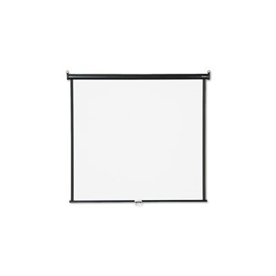 SCREEN, PROJECTION, Wall or Ceiling, 60" x 60", White Matte, Black Matte Casing