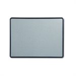 BOARD, BULLETIN, Contour, Fabric, 48" x 36", Light Blue, Navy Blue PLASTIC Frame