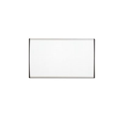 BOARD, Magnetic, Dry-Erase Board, Steel, 18" x 30", White Surface, Silver Aluminum Frame