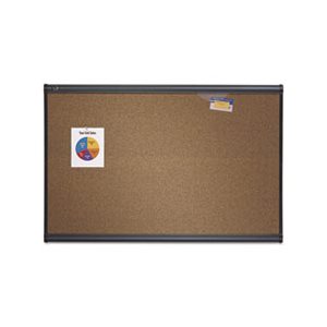 BOARD, BULLETIN, Prestige, Brown Graphite-Blend Surface, 48" x 36", Aluminum Frame