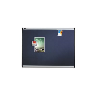 BOARD, BULLETIN, FABRIC, MAGNETIC, Prestige Plus, 72" x 48", Fiberboard / Plastic Frame