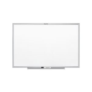 Classic Series Melamine Whiteboard, 60 x 36, Silver Aluminum Frame