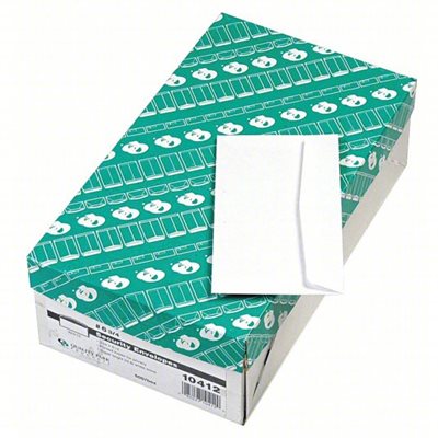 Security Tinted Business Envelope, #6 3 / 4, 3 5 / 8 x 6 1 / 2, White, 500 / Box