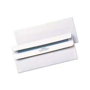 Redi Seal Envelope, Security, #10, 4 1 / 8 x 9 1 / 2, White, 500 / Box