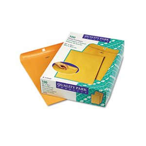 Clasp Envelope, 12 x 15 1 / 2, 28lb, Brown Kraft, 100 / Box