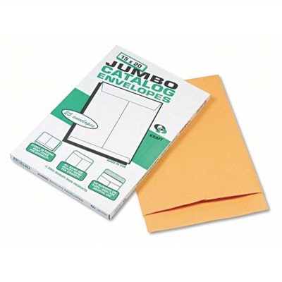 Jumbo Size Kraft Envelope, 15 x 20, Brown Kraft, 25 / Pack