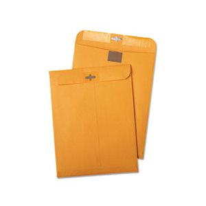 Postage Saving ClearClasp Kraft Envelopes, 10 x 13, Brown Kraft, 100 / Box