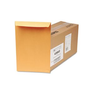 Redi Seal Catalog Envelope, 10 x 15, Brown Kraft, 250 / Box