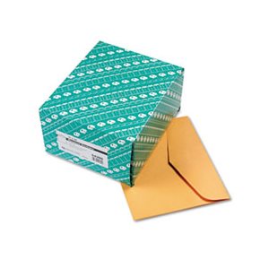 Open Side Booklet Envelope, 12 x 10, Brown Kraft, 100 / Box