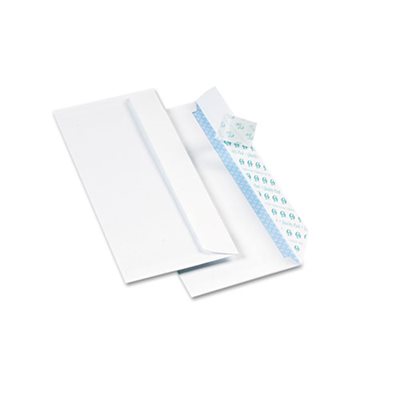 Redi Strip Security Tinted Envelope, #10, 4 1 / 8 x 9 1 / 2, White, 500 / Box