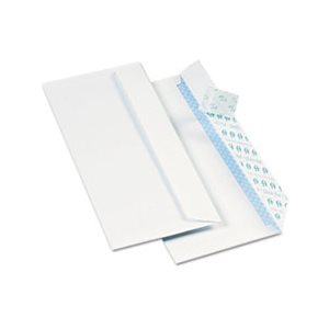 Redi Strip Security Tinted Envelope, #10, 4 1 / 8 x 9 1 / 2, White, 1000 / Box