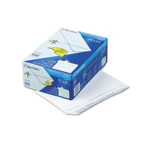 Greeting Card Envelope, Grip Seal, A9, 5 3 / 4 x 8 3 / 4, White, 100 / Box