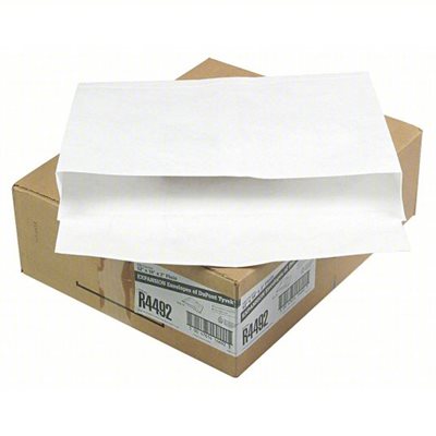 Tyvek Expansion Mailer, 12 x 16 x 4, White, 18lb, 50 / Case