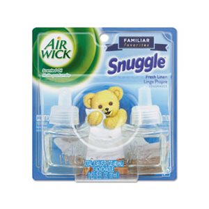 Scented Oil Twin Refill, Snuggle Fresh Linen, 0.67 oz 2 / Pack, 6 / Carton