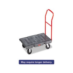 Heavy-Duty Platform Truck Cart, 2000 lb Capacity, 24" x 48" Platform, Black