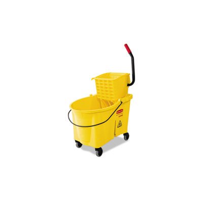 WaveBrake 44 Quart Bucket / Sideward Pressure Wringer Combination, Yellow