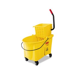 WaveBrake 44 Quart Bucket / Sideward Pressure Wringer Combination, Yellow