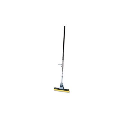 Steel Roller Sponge Mop, Bronze Handle w / 12" Wide Yellow Sponge