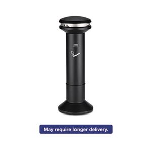 Infinity Ultra-High Capacity Smoking Receptacle, 6.7 gal, 41 1 / 2" High, Black