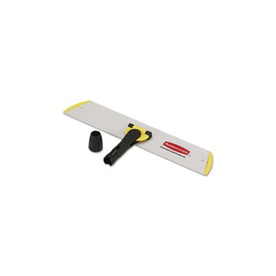 HYGEN Quick Connect S-S Frame, Wet / Dry Mop 18w x 3 1 / 2d, Aluminum, Yellow