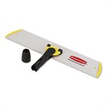 HYGEN Quick Connect S-S Frame, Wet / Dry Mop 18w x 3 1 / 2d, Aluminum, Yellow