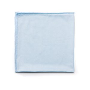 Reusable Cleaning Cloths, Microfiber, 16 x 16, Blue, 12 / Carton