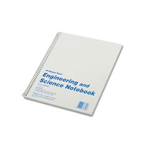 Engineering and Science Notebook, College Rule, 11x 8 1 / 2, White, 60 Sheets