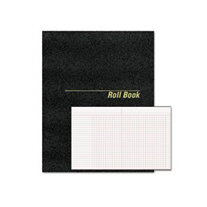 Roll Call Book, 9-1 / 2 x 7-7 / 8, Black, 48 Pages