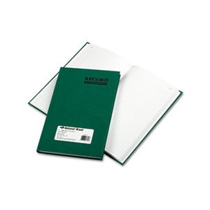 Emerald Series Account Book, Green Cover, 200 Pages, 9 5 / 8 x 6 1 / 4