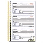 Money Receipt Book, 5 x 2 3 / 4, Two-Part Carbonless, 225 Sets / Book